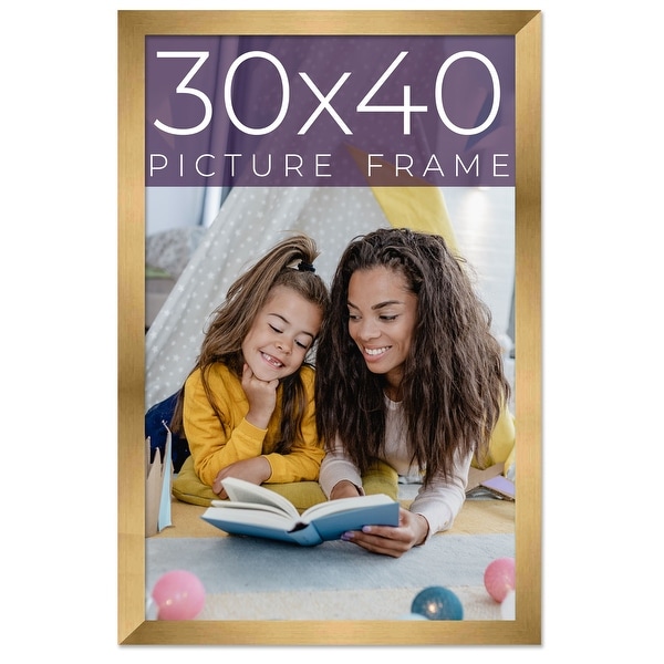 30x40 Picture Frame - Contemporary Picture Frame Complete With UV