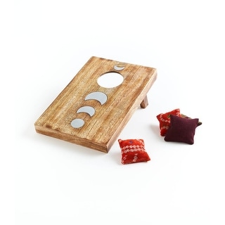 Indukala Tabletop Cornhole Set - Multi - 9.75"L x 6.5"W x 1"H