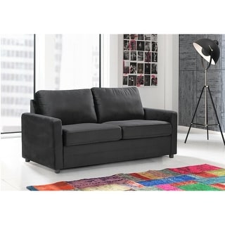 Knightsville Velvet 70" Square Arms Sofa Bed