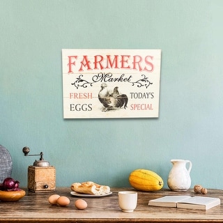 Multicolor Wood Farmers Market Wall Sign