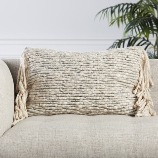 Cress Textured Lumbar Pillow