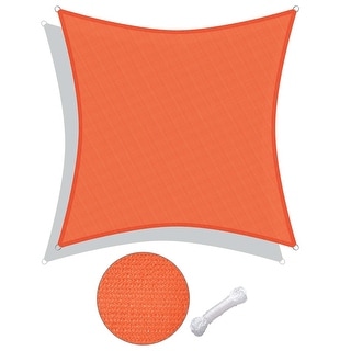 12'x12' Square Sun Shade Sail/Bright Orange