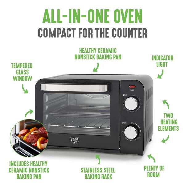 GreenLife Healthy Ceramic Nonstick Mini Oven