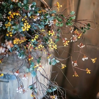 RusticReach Artificial Colorful Baby's-Breath Vine Stem 27" Tall