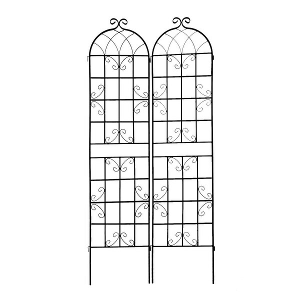 2 Pack Metal Garden Trellis Rustproof Trellis
