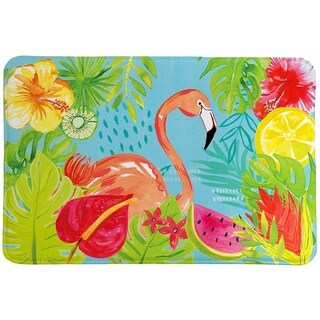 Tutti Fruity Flamingo Memory Foam Rug