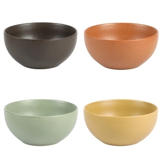 Gibson Elite Capetown 4 Piece 6 Inch Stoneware Bowl Set