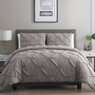 VCNY Carmen 3-Piece Pintuck Duvet Cover Set