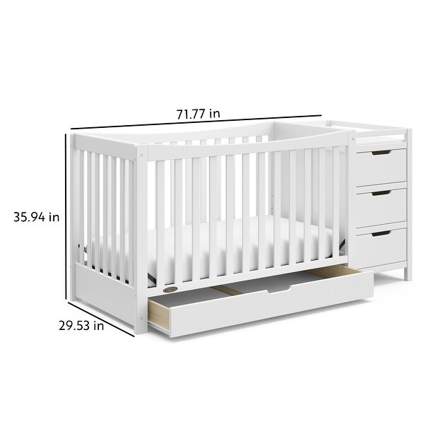 Graco Remi 4 in 1 Convertible Crib and Changer