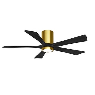 Matthews Fan Irene-5HLK 52-inch Brushed Brass Ceiling Fan with LED Light Kit