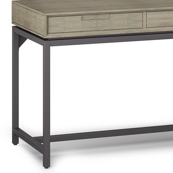WYNDENHALL Devlin SOLID HARDWOOD Modern Industrial Wide Desk