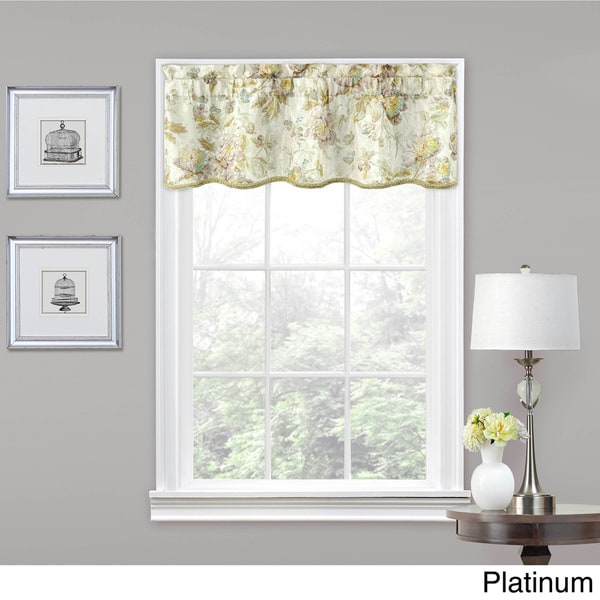 Traditions by Waverly Forever Yours Floral Window Valance - 52x16