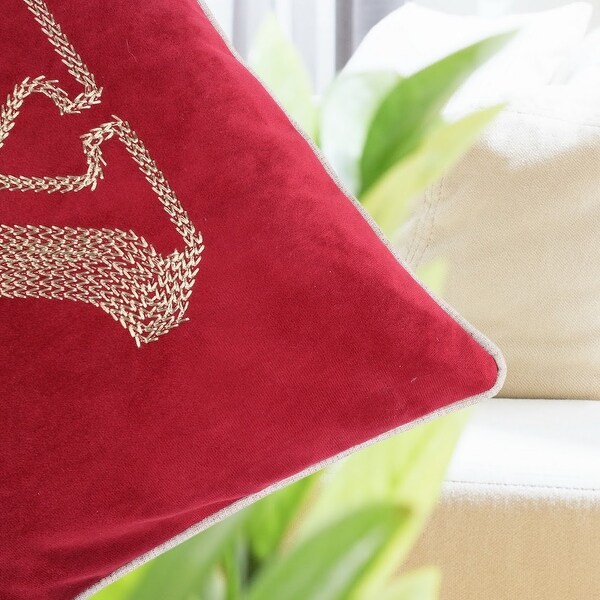 Homey Cozy Christmas JOY Throw Pillow Cover & Insert 14"x 27"