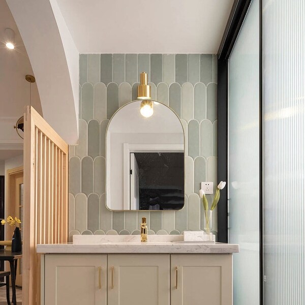 Arch Metal Wall Mirror