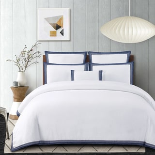 Sofia Embroidered Belgian Linen Duvet Cover Set