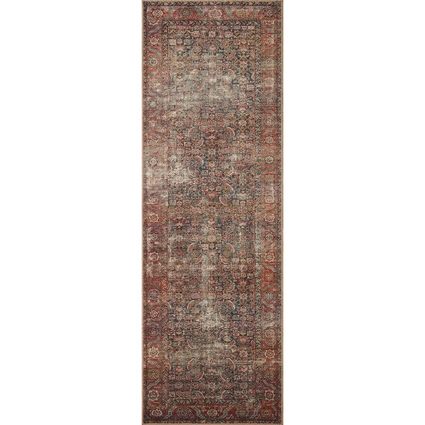 Alexander Home Sophia Printed Distressed Floral Vintage Area Rug