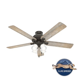 Hunter 60" Kenilworth Ceiling Fan with LED Light Kit and Pull Chain - Exclusive!