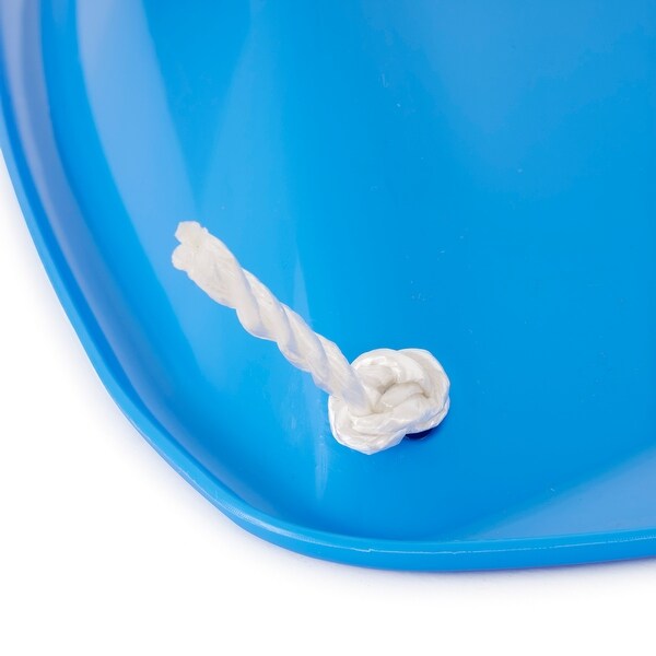 Slippery Racer Downhill Xtreme Plastic Toboggan Snow Sled 2 Pack, Blue & Red - 3