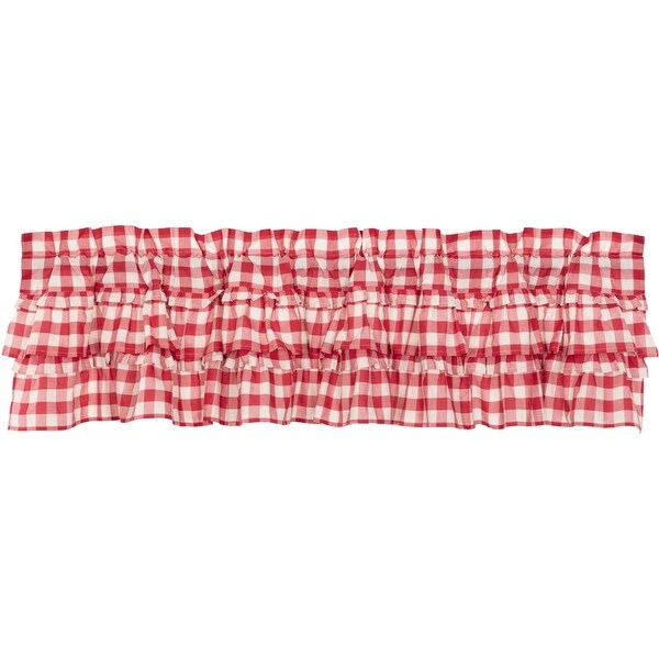 Annie Buffalo Check Ruffled Valance