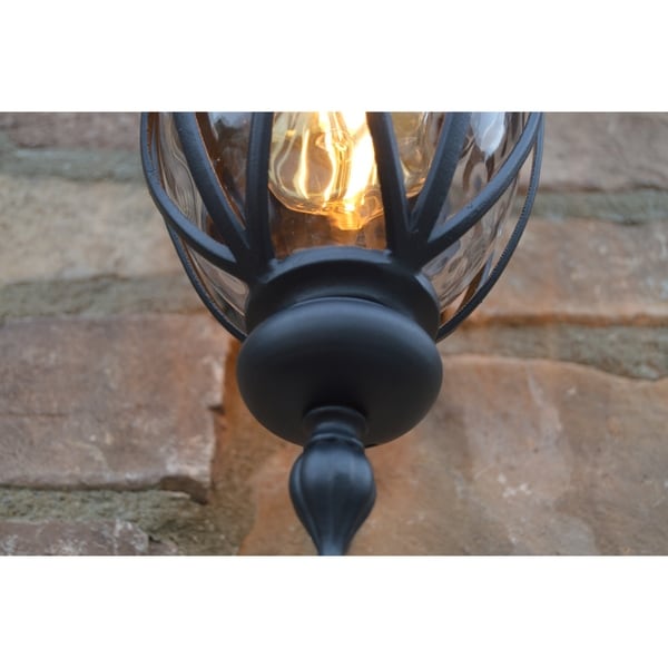 Hailee 1 Light Exterior Lighting in Matte Black Finish