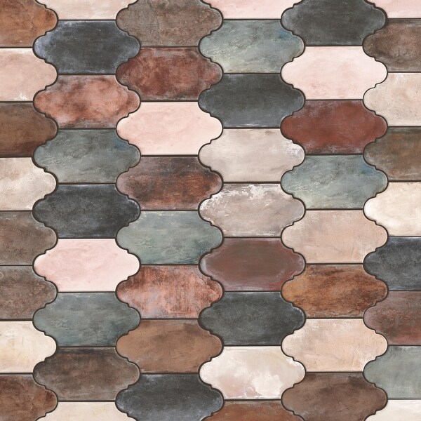 Merola Tile Boheme Provenzal Mix 6-1/4" x 12-3/4" Porcelain Floor and Wall Tile
