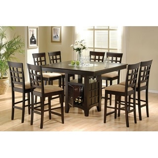 Coaster Furniture Clanton Cappuccino 9-piece Square Dining Set