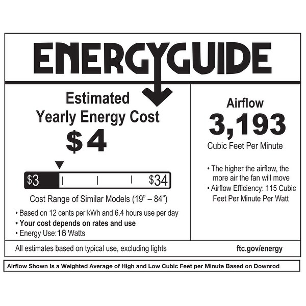 Hinkley Chisel Outdoor Ceiling Fan - Matte White - 44"