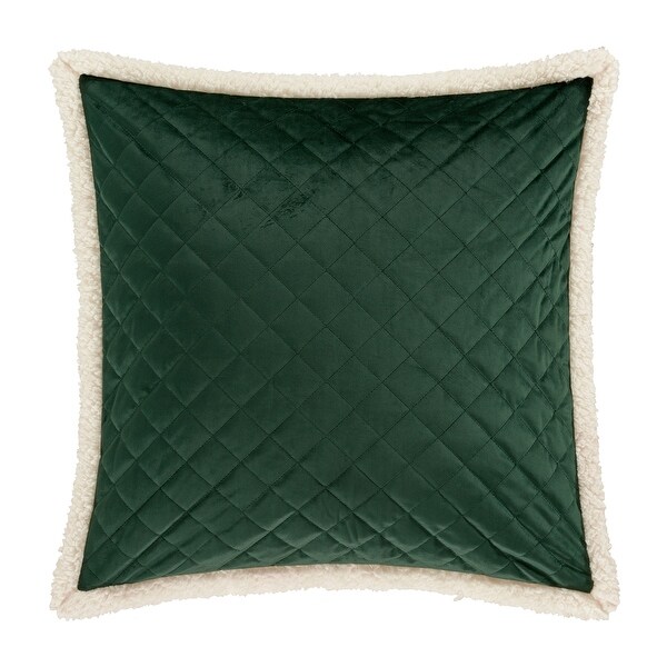 Five Queens Court Cozy Sherpa Euro Quilted Sham