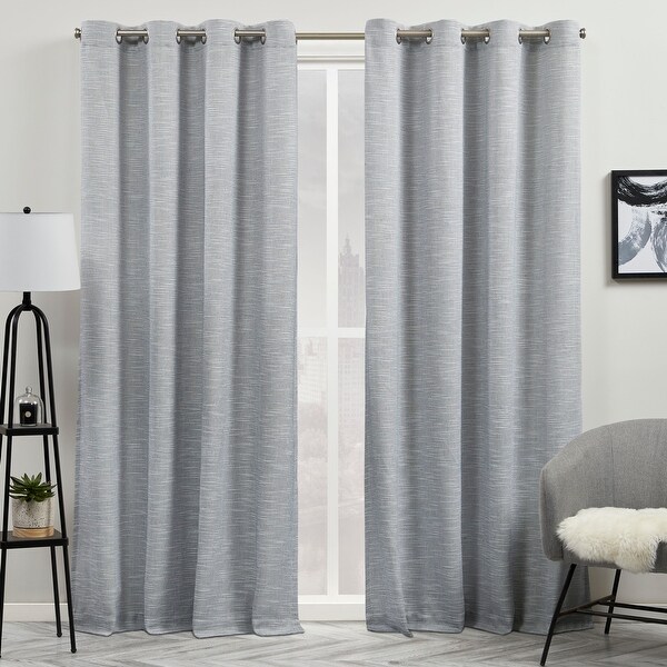 ATI Home Somers Light Filtering Grommet Top Curtain Panel Pair