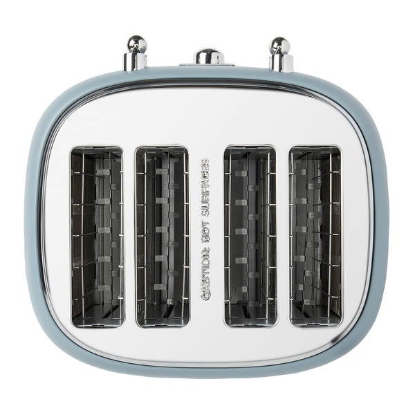 Haden Highclere Pool Blue 4-slice Wide Slot Toaster