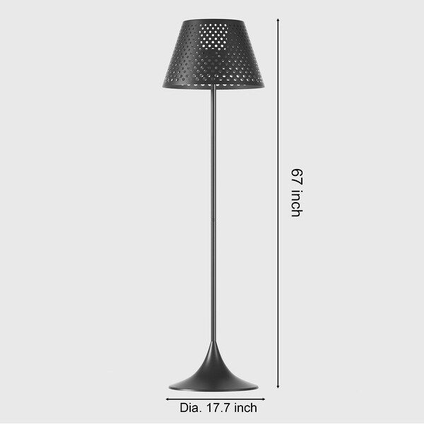 67" Outdoor Solar LED Floor Lamp - 67 inch