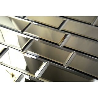 Miseno BLDREF0306 Reflections - 3" x 6" Rectangle Wall Tile - Glossy