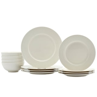 12pc Round dinnerware set