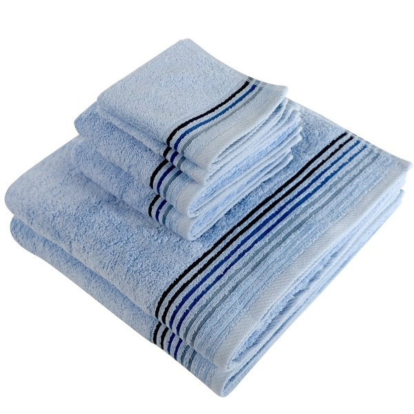 Royal Turkish Towels Turkish Cotton-Bamboo Bathroom Towel - Heavy Duty Soft and Luxurious Towel Set (Set of 8)