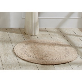 Better Trends Lux Collection 100% Cotton Reversible Tufted Bath Mat Rug