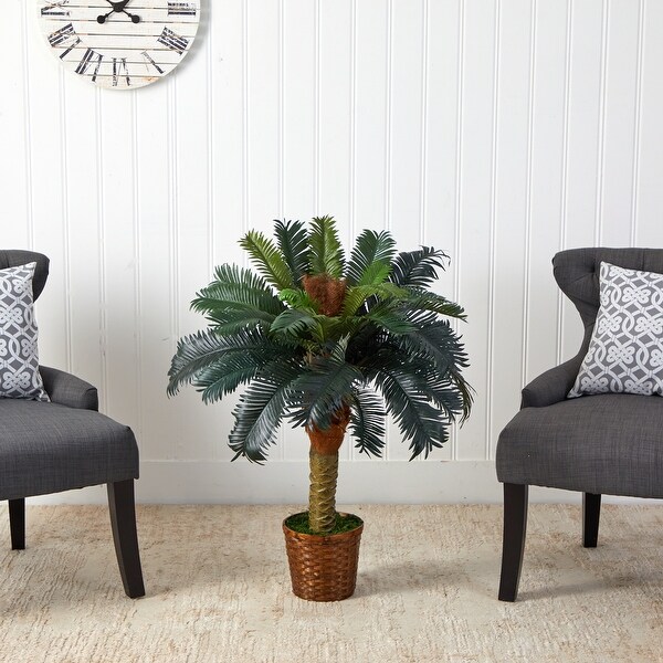 3' Sago Palm Artificial Tree - 6"