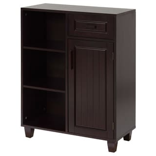 Covington Dark Birch Floor Cabinet by Teamson Home