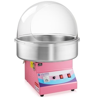 Cotton Candy Machine & Electric Candy Floss Maker w Shield ( SPIN 1400 - Pink