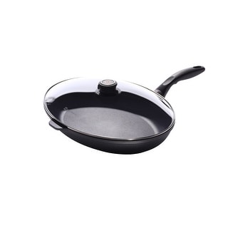 HD Oval Fry Pan with Lid - 15" x 10.25" (38 cm x 26 cm)