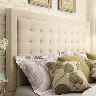 Bellevista Button-tufted Square Upholstered Headboard by iNSPIRE Q Bold