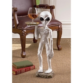 Design Toscano Roswell, the Alien Butler Pedestal Sculptural Table