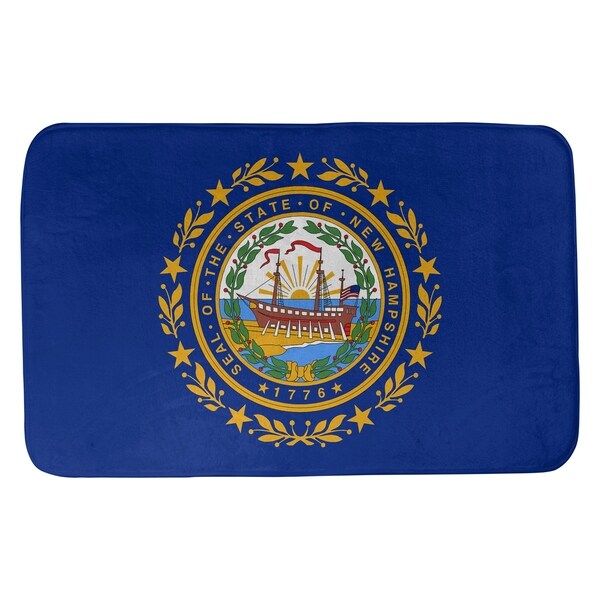 Smith New Hampshire Flag Bath Mat