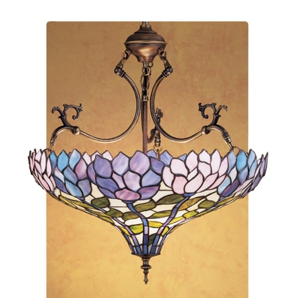 Meyda Tiffany 3 Light 20" Wide Pendant with Handmade Shade