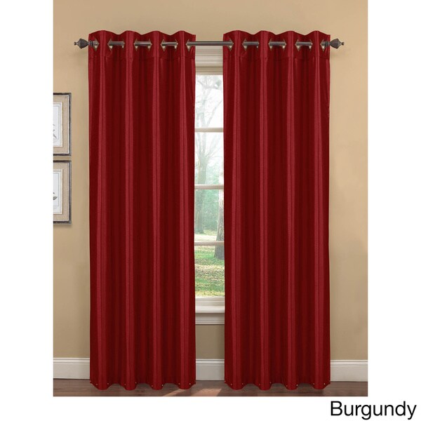 Window Elements Kim 96-inch Extra Wide Grommet Curtain Panel (Set of 2) - 54 x 96 - 54 x 96