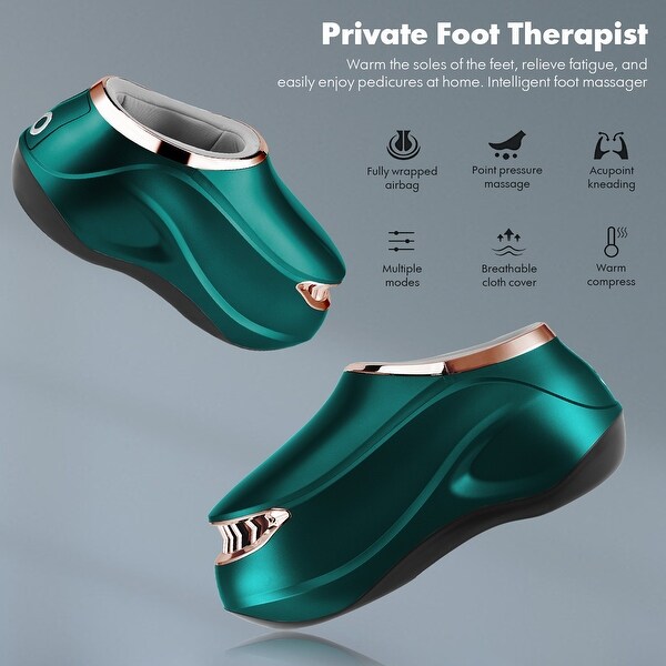 Foot Massager Machine With Heat, Shiatsu Deep Kneading, Multi-Level Settings