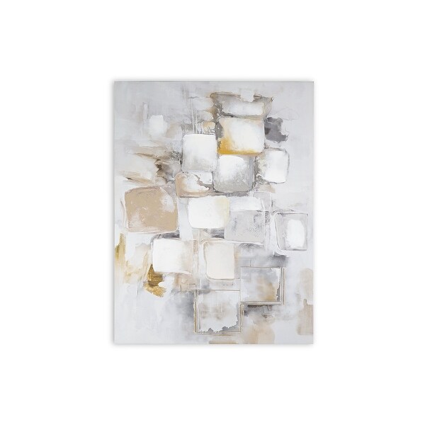 Ashley Furniture Dugington Gray/White/Gold Wall Art