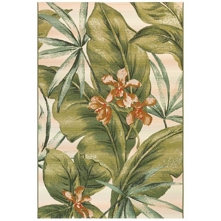 Liora Manne Marina Tropical Leaf Indoor/Outdoor Rug