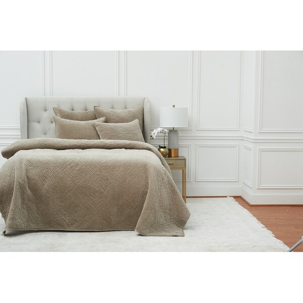 Vela French Grey Euro Sham