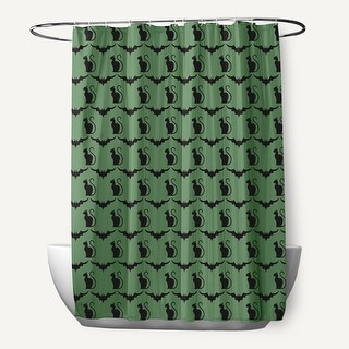 Cats and Bats Shower Curtain