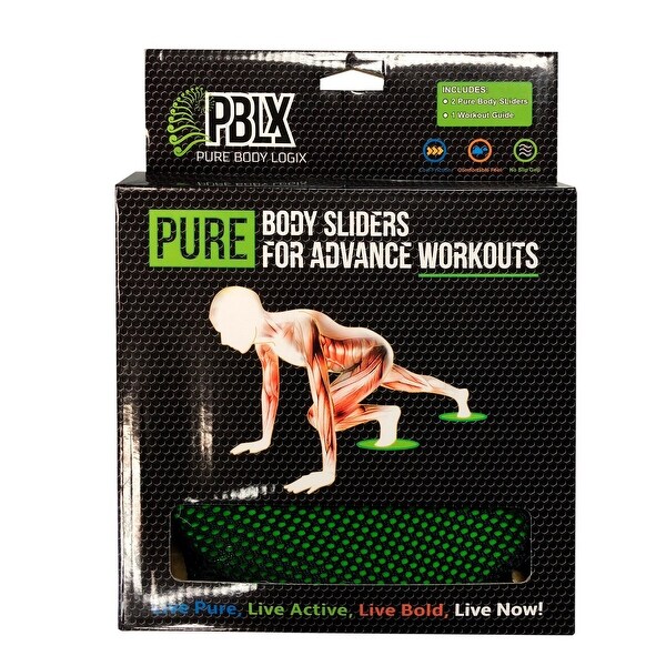 PBLX Giders With Workout Booklet